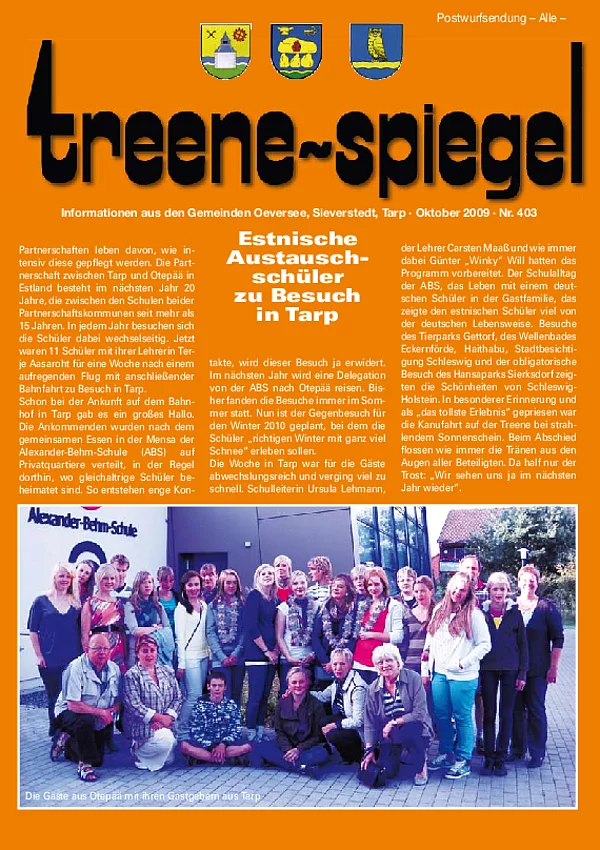 Treenespiegel August 2009