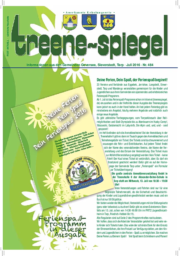 Treenespiegel Juli 2016